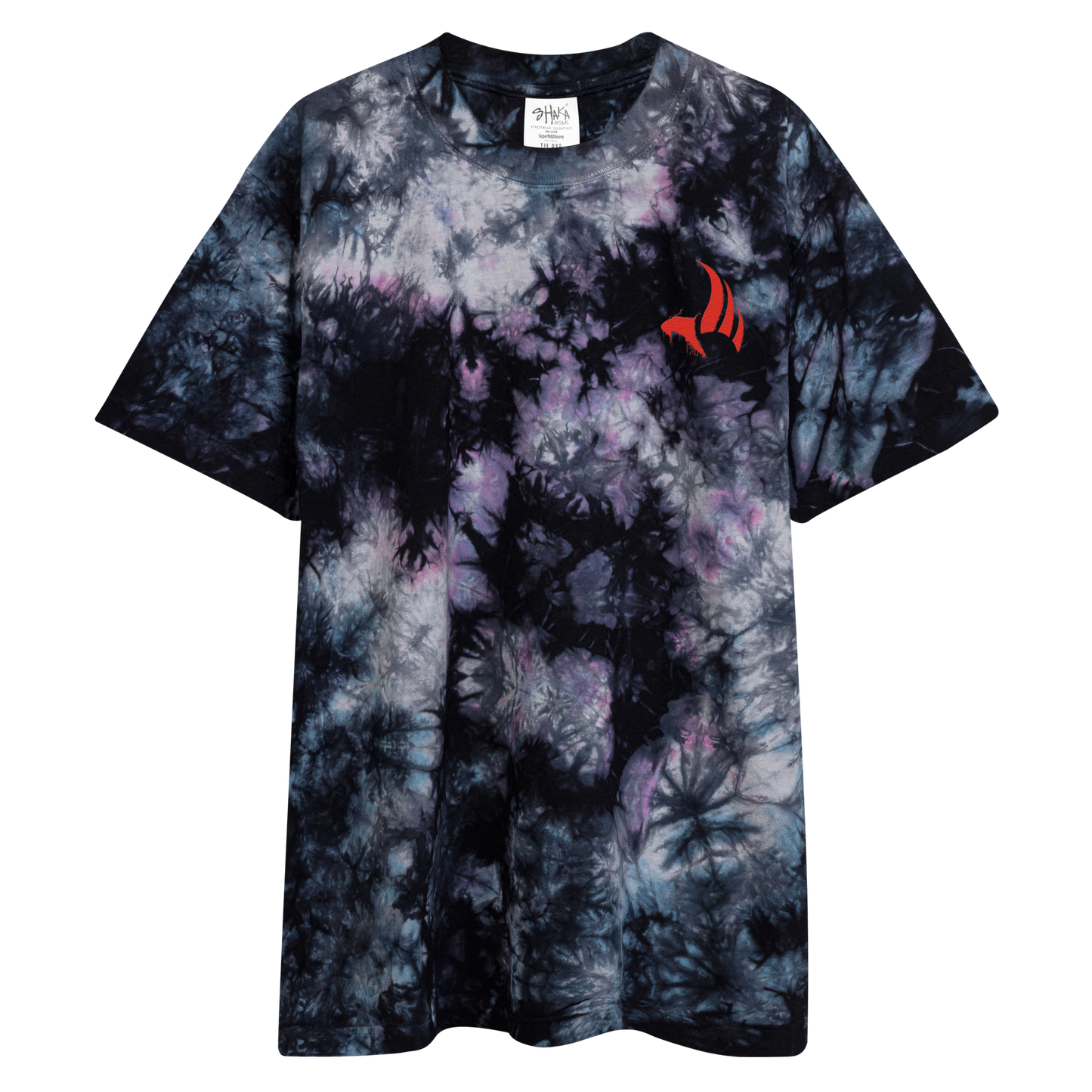 Limited Edition Red Falcon Oversized tie-dye